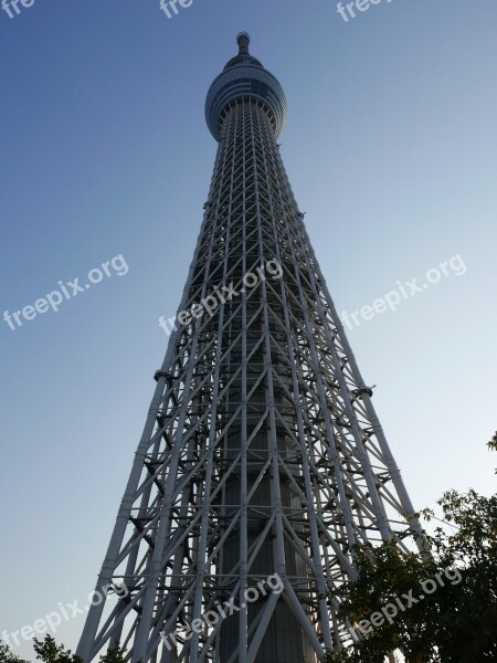 Tokyo Sky Tree Tall Building Sky Tower Tall