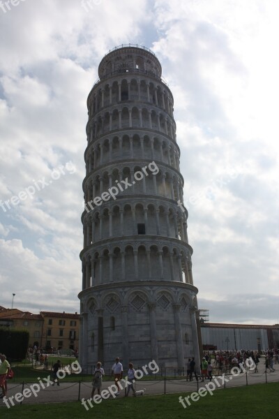 Italy Pisa Tower Leaning Tower Tuscany