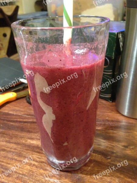 Smoothie Berries Food Beverage Breakfast