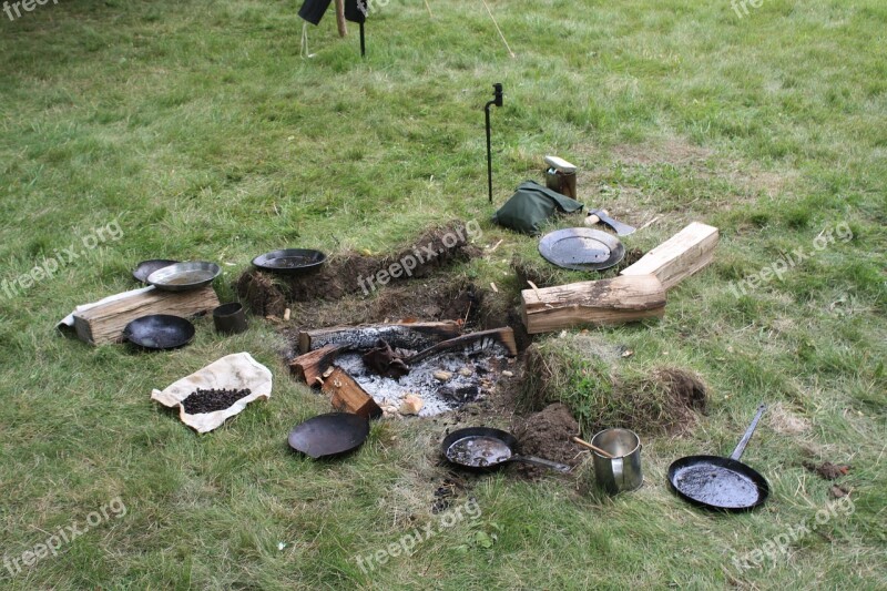 Field Kitchen War Halt Food Free Photos