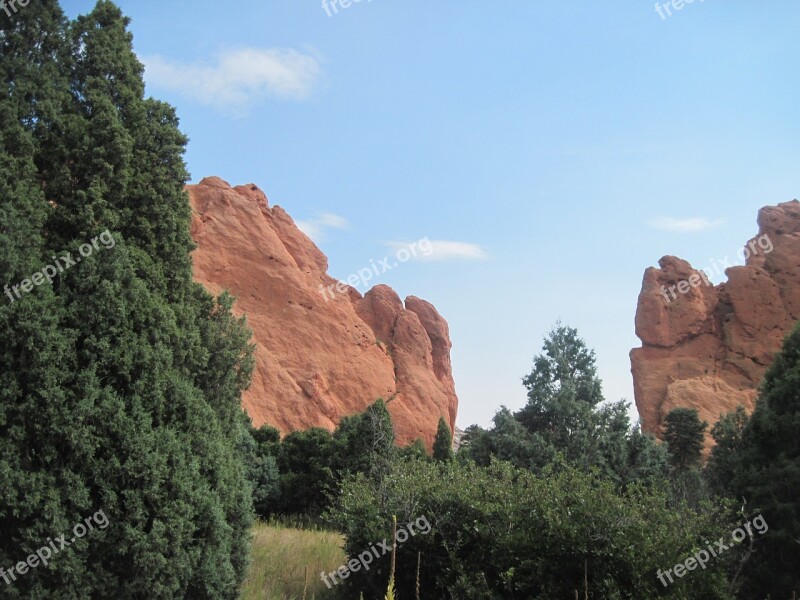 Garden Of The Gods Colorado Springs Garden Rock Nature