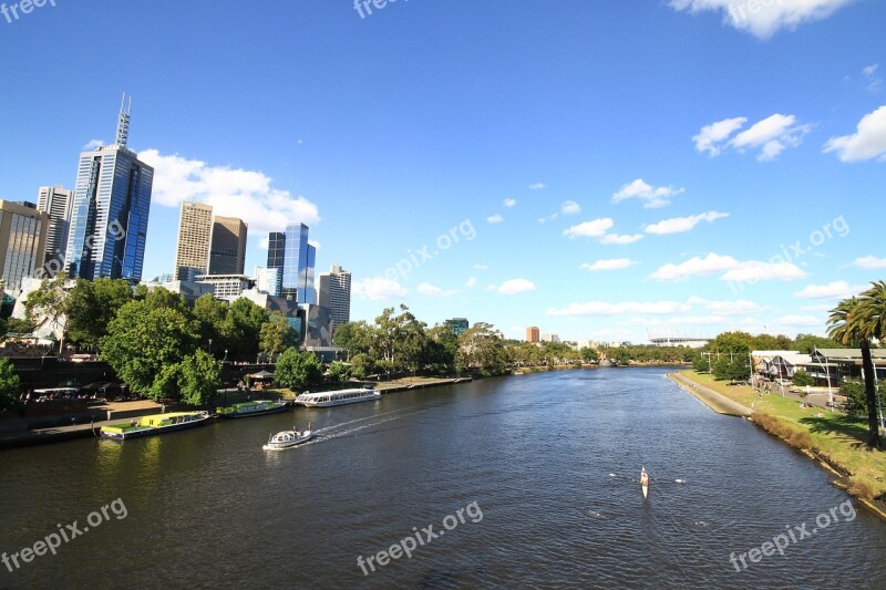 Melbourne Australia Urban City Architecture