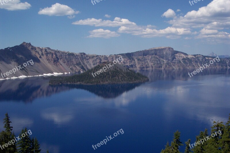 Oregon Crater Lake 2006 Outdoors Volcano