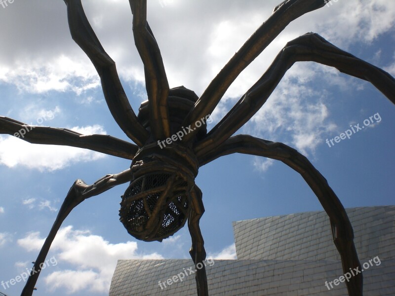 Giant Spider Insect Sculpture Louise Bourgeois Guggenheim Museum