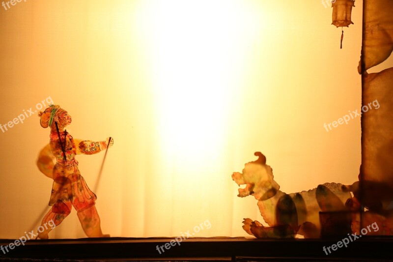 Shadow Play Monkey Light Performance China