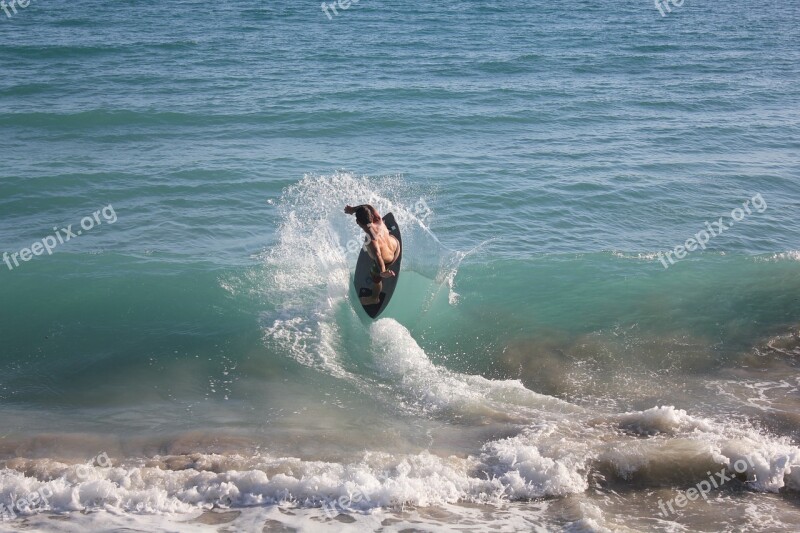 Surf Surfer Wave Sea Ocean