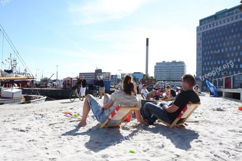 århus Port Festuge Beach Sand