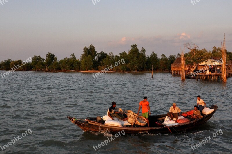 Irrawaddy Delta Myanmar Burma Freshwater