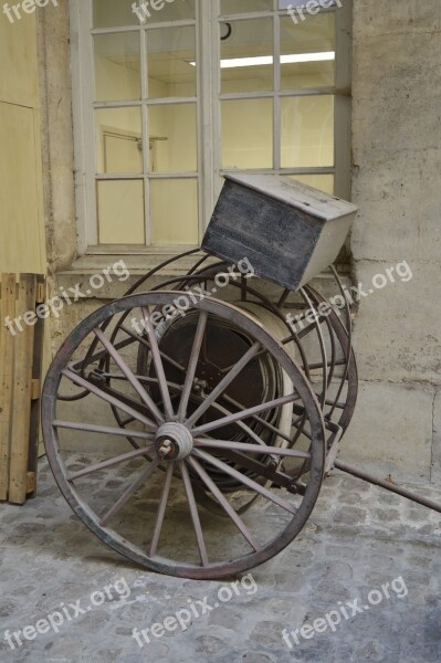 Firefighter Former Fire Trolley Deco Old