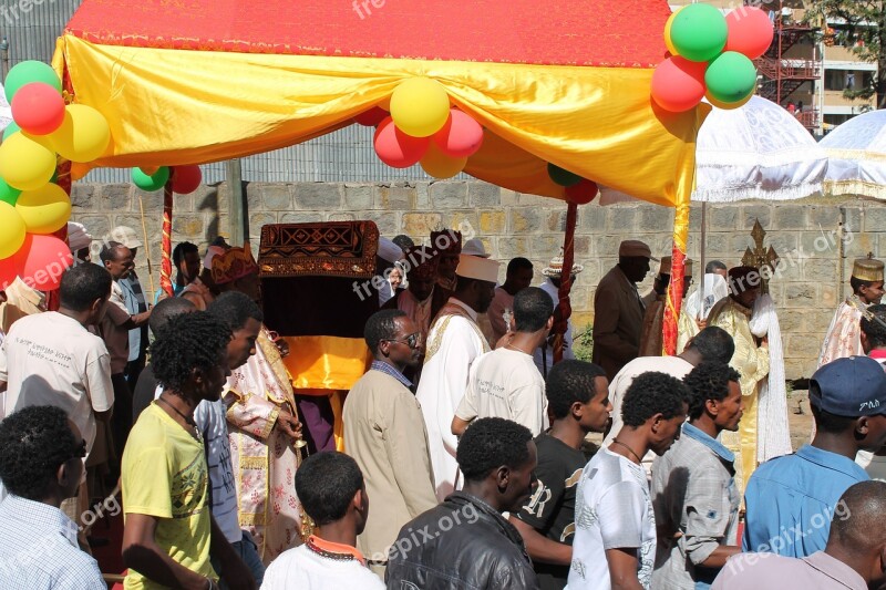 Festival Orthodox Ethiopia Timkat Tables