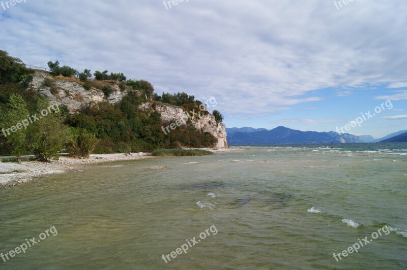 Sky Clouds Lake Mountains Sirmione