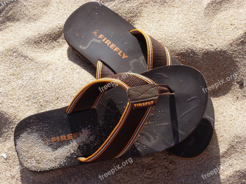 Sand Shoes Flip Flop Summer Vacations