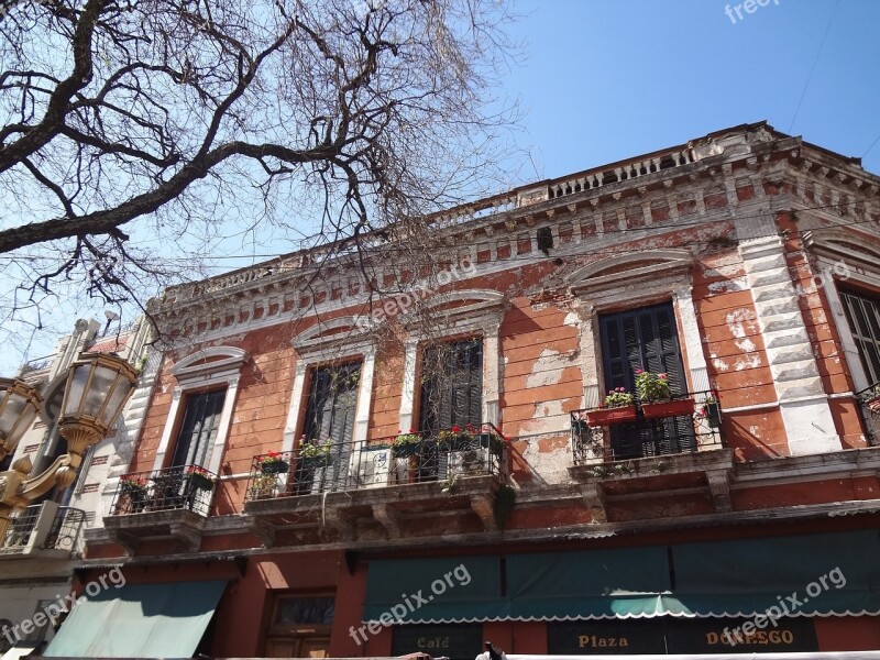 Facade San Telmo Buenos Aires Old Building