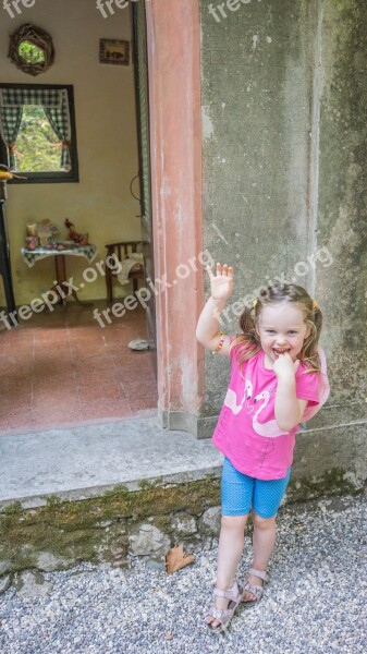 Girl Young Happy Female Caucasian