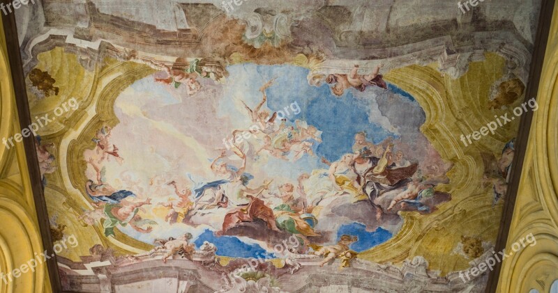 Isola Del Garda Ceiling Painting Art Architecture