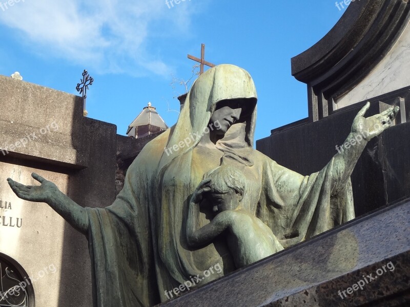 Tomb Art Sculpture Cemetery Recoleta Cemetery Funeral