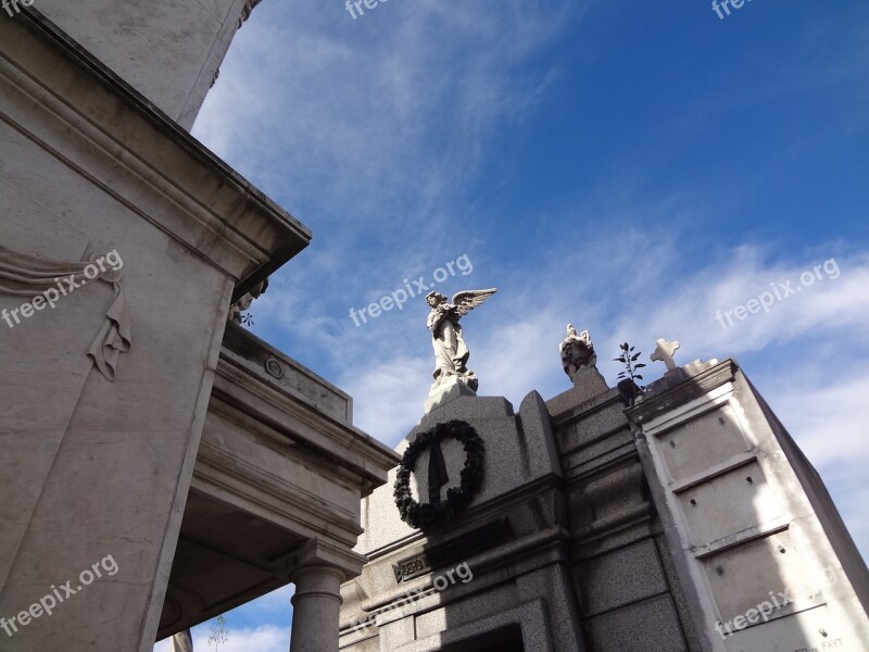 Recoleta Cemetery Buenos Aires Tombs Free Photos