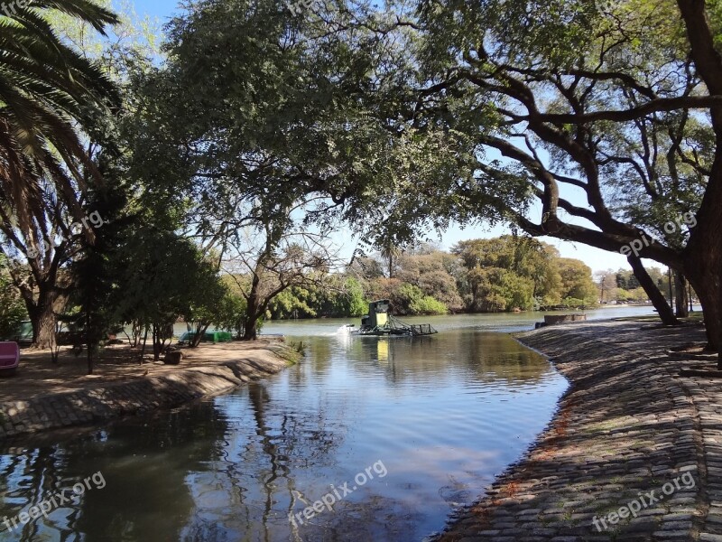 Lake Trees Groves Of Palermo Buenos Aires Free Photos