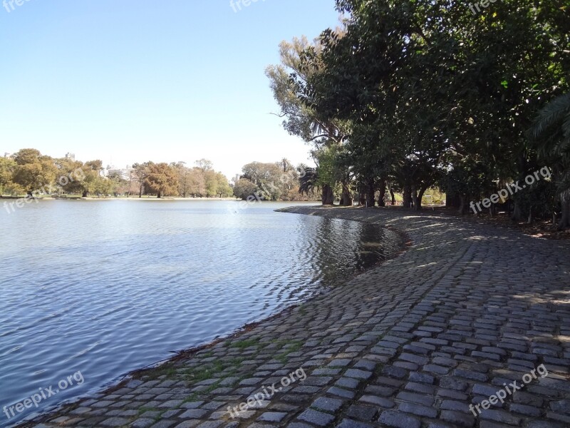 Lake Trees Groves Of Palermo Buenos Aires Free Photos