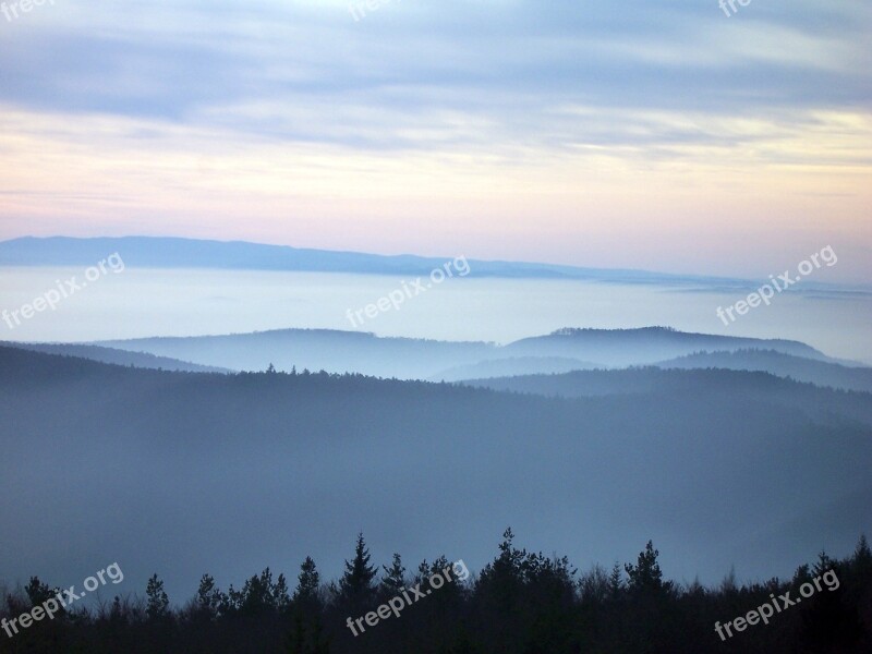 Landscape France Nature Alsace Vosges North