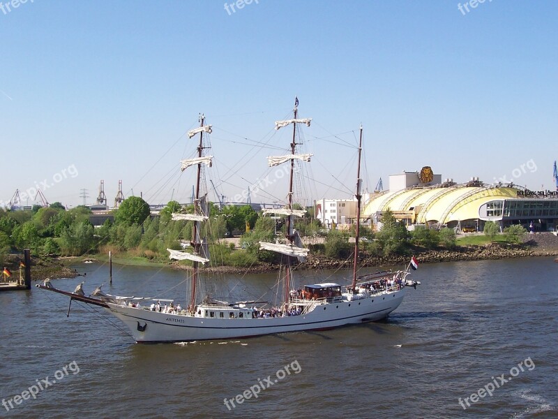 Elbe Sailing Vessel Romantic Maritime Free Photos