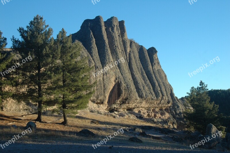 Rock Structure Creel Copper Canyon Mexico Free Photos