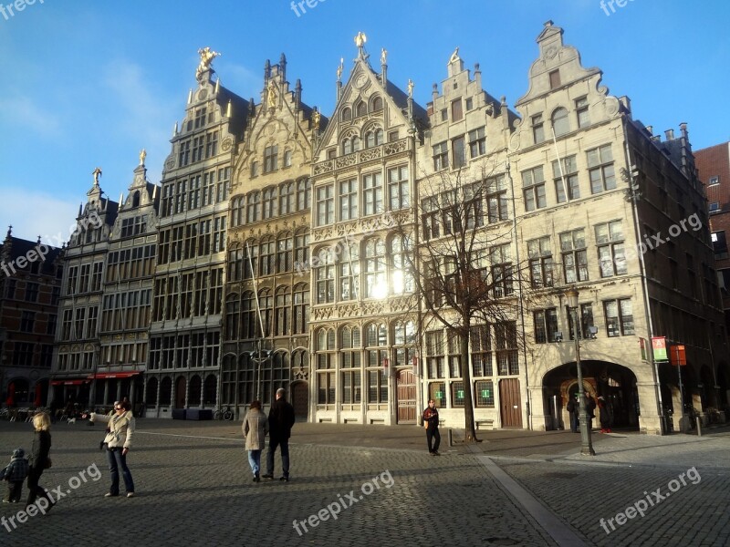 Antwerpen Belgian Belgium Antwerp Architecture