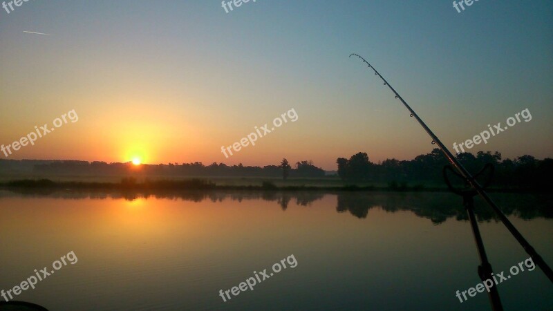 Fishing Peca Lake Sunset Sunrise