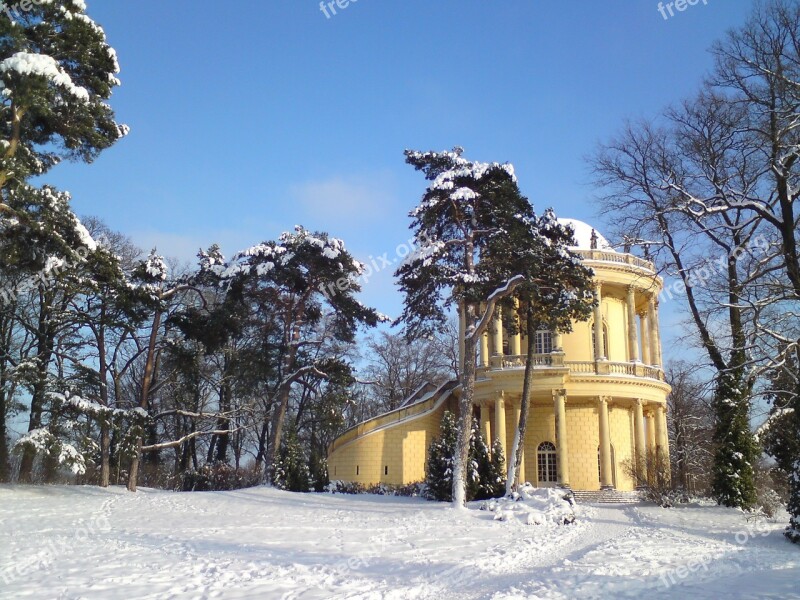 Belvedere Klausberg Sanssouci Potsdam Winter