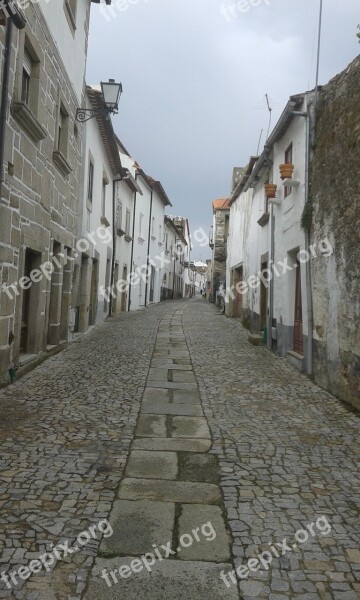 Portugal Miranda Do Douro Street Holiday Stones