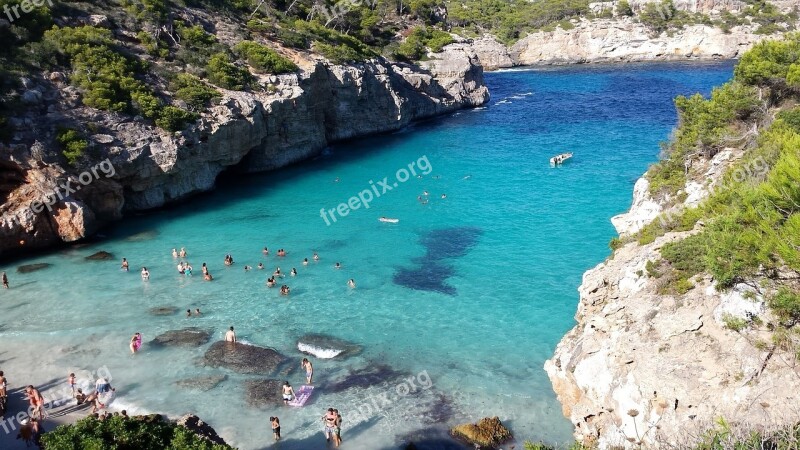 Calo Des Moro Water Waterpolo Creek Palma De Majorca