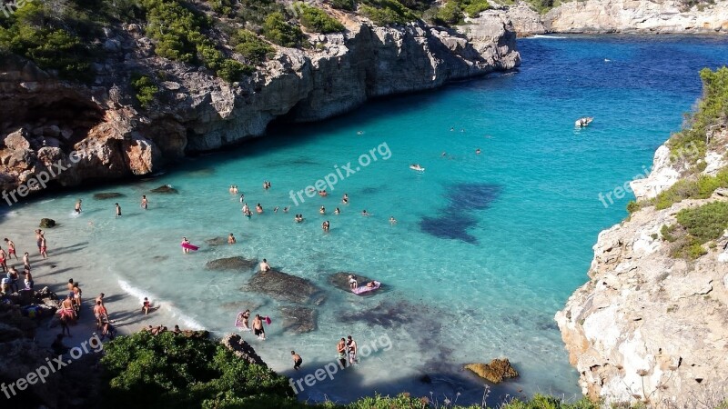 Calo Des Moro Water Waterpolo Creek Palma De Majorca