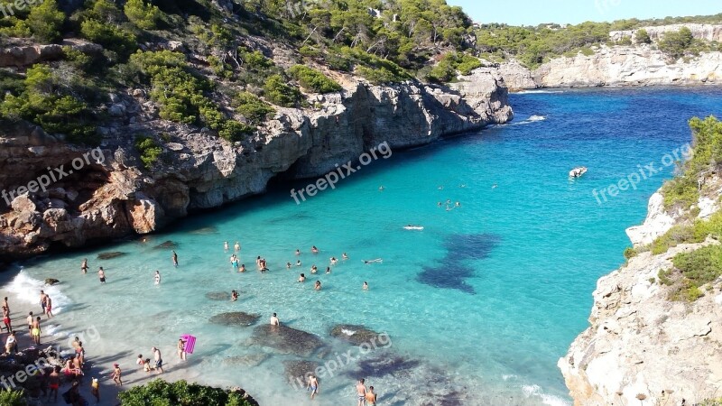 Calo Des Moro Water Waterpolo Creek Palma De Majorca