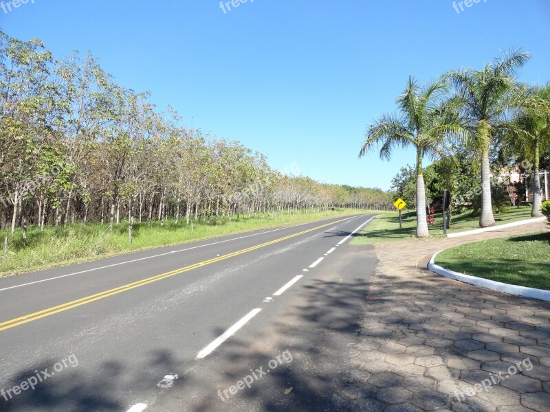 Road Highway Path Asphalt Paving