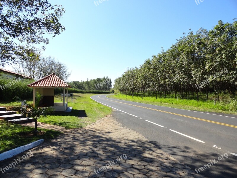 Road Highway Path Asphalt Paving