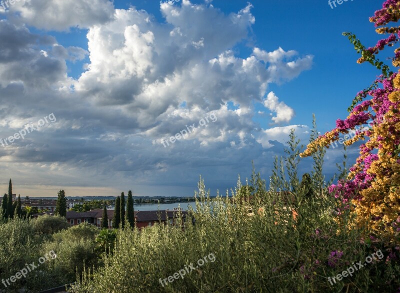 Lake Garda Sirmione Italy Europe Water