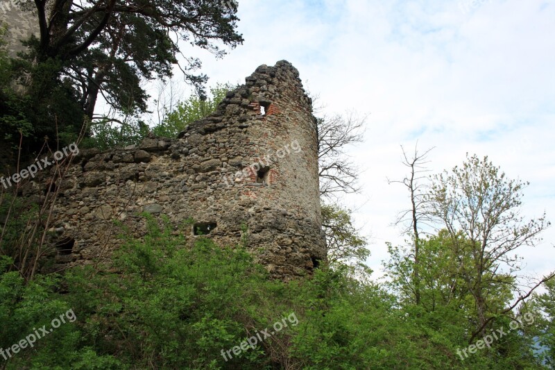 Castle Ruin Burgruine Bodanrück Building