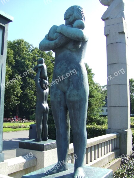 Vigeland Frogner Frognerpark Naked Oslo