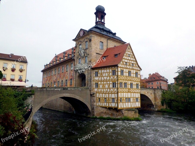 Fachwerkhaus Historic Center Historically River Middle Ages