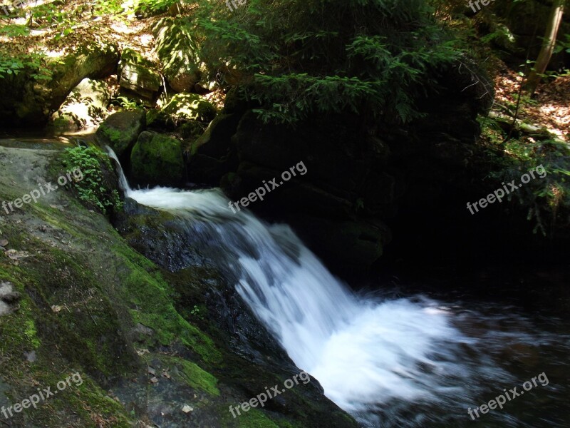 Waterfall Weir Water Current River