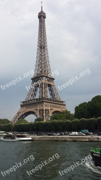 Eiffel Tower France Paris Architecture Tower