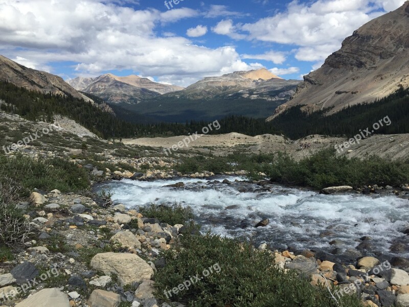 Banff Scenic Vista River Alberta