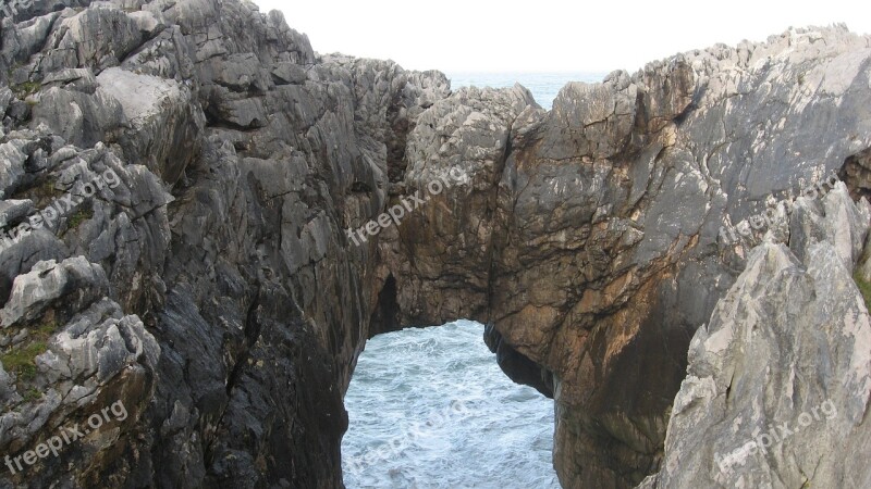 Sea Stone Bridge Nature Free Photos