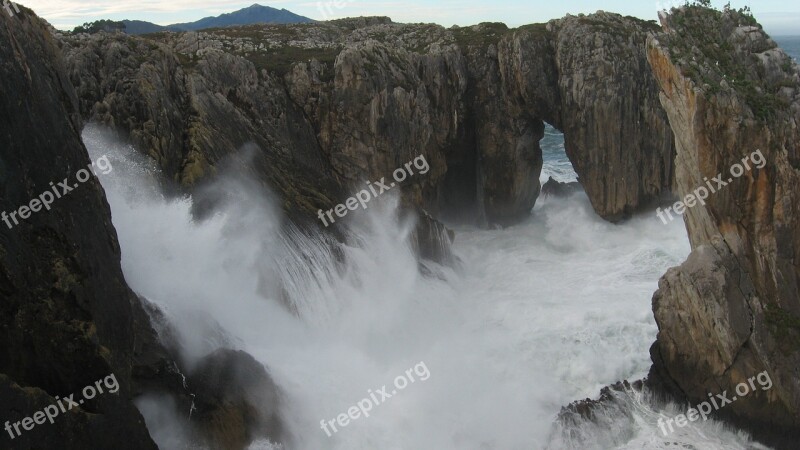 Cliffs Sea Bay Of Biscay Free Photos