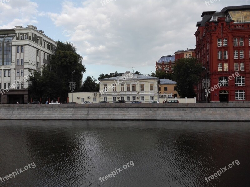 Moscow Quay Mansion The Moscow River Free Photos