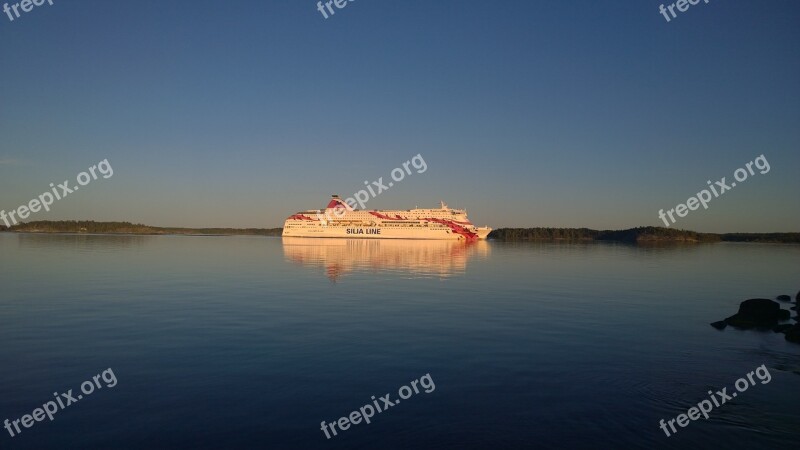 Ship Sea Sky Water Boat