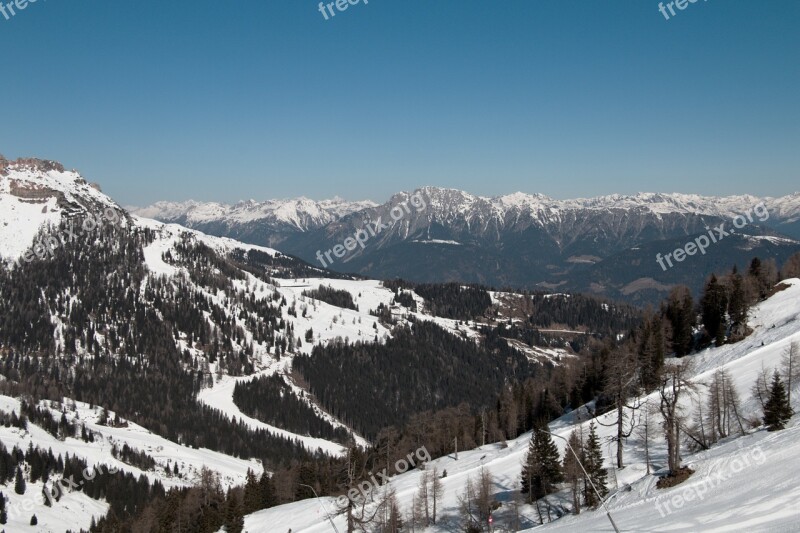 Austria Nassfeld Alps Mountains Mountain