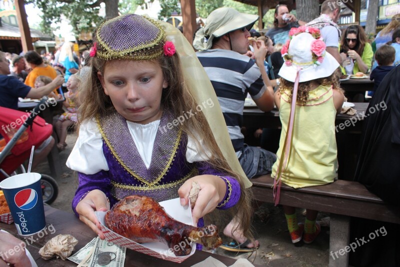 Food Turkey Carnival People Girl