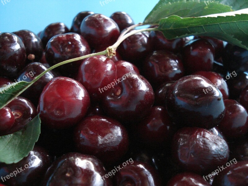 Cherries Fruit Cherry Red Food