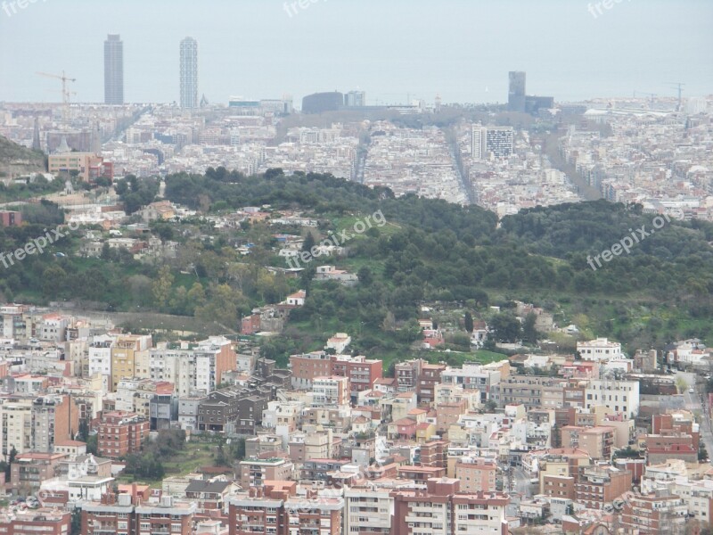 Barcelona Sea Catalonia City See